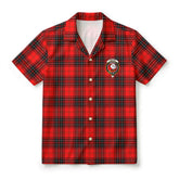 Wemyss Modern Tartan Crest Hawaiian Shirt