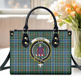 Ogilvie Hunting Ancient Tartan Crest Leather Handbag