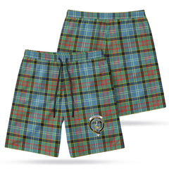 Caldwell Tartan Crest Men's Beach Shorts