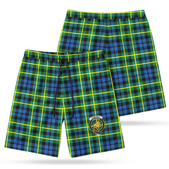 Campbell of Breadalbane Ancient Tartan Crest Men's Beach Shorts