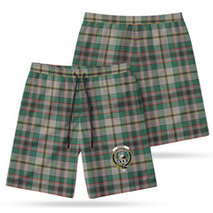 Craig Ancient Tartan Crest Men's Beach Shorts