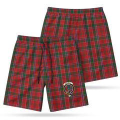 Dalzell Tartan Crest Men's Beach Shorts