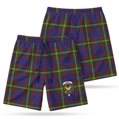 Durie Tartan Crest Men's Beach Shorts