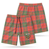 Grant Ancient Tartan Crest Men's Beach Shorts