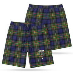 Laws Tartan Crest Men's Beach Shorts