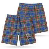 MacBeth Ancient Tartan Crest Men's Beach Shorts