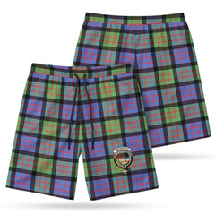 MacDonald Ancient Tartan Crest Men's Beach Shorts
