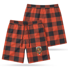 MacGregor Rob Roy Ancient Tartan Crest Men's Beach Shorts