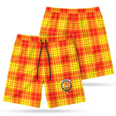 MacMillan Clan Tartan Crest Men's Beach Shorts