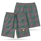 McFarlane Hunting Ancient Tartan Crest Men's Beach Shorts