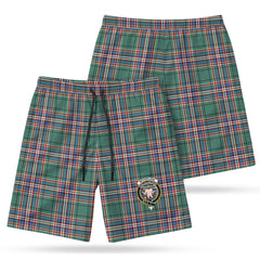 McFarlane Hunting Ancient Tartan Crest Men's Beach Shorts