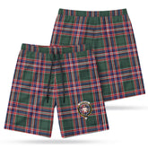 McFarlane Hunting Modern Tartan Crest Men's Beach Shorts