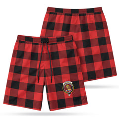 McGregor Rob Roy Modern Tartan Crest Men's Beach Shorts