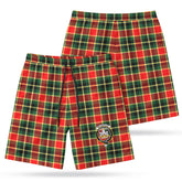 McLachlan Hunting Modern Tartan Crest Men's Beach Shorts