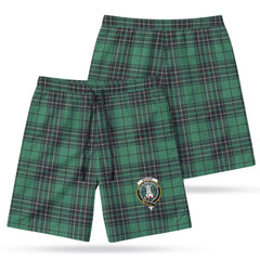 McLean Hunting Ancient Tartan Crest Men's Beach Shorts