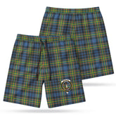 McLellan Ancient Tartan Crest Men's Beach Shorts