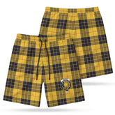 McLeod of Lewis Ancient Tartan Crest Men's Beach Shorts