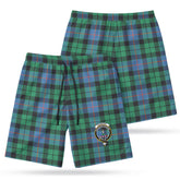 Morrison Ancient Tartan Crest Men's Beach Shorts