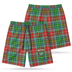 Muirhead Tartan Crest Men's Beach Shorts