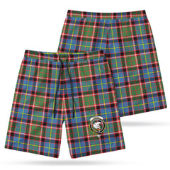 Norvel (or Norvill) Tartan Crest Men's Beach Shorts