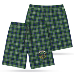 Swinton Tartan Crest Men's Beach Shorts