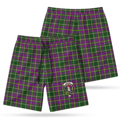 Tailyour (or Taylor) Tartan Crest Men's Beach Shorts