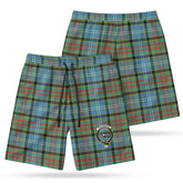 Walkinshaw Tartan Crest Men's Beach Shorts