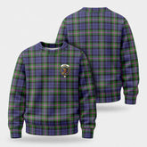 Baird Modern Tartan Crest Sweater