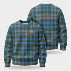 Cockburn Modern Tartan Crest Sweater