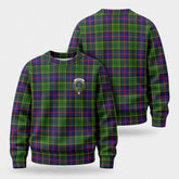 Forsyth Modern Tartan Crest Sweater