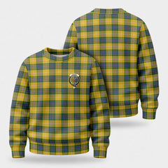Fraser (of Lovat) Yellow Tartan Crest Sweater