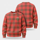 Grant Weathered Tartan Crest Sweater