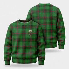 Kinloch Tartan Crest Sweater