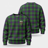 Leslie Hunting Tartan Crest Sweater