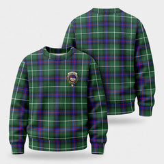 MacDonald of the Isles Hunting Modern Tartan Crest Sweater