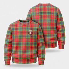 MacLean of Duart Modern Tartan Crest Sweater