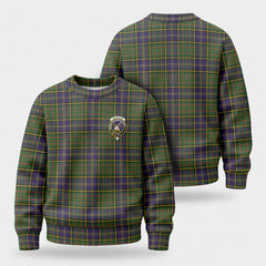 MacMillan Hunting Modern Tartan Crest Sweater