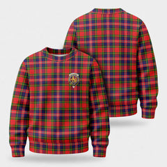 MacPherson Modern Tartan Crest Sweater