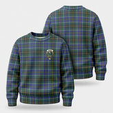 McInnes Modern Tartan Crest Sweater