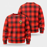 McIver Modern Tartan Crest Sweater