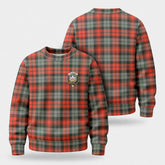 McLachlan Weathered Tartan Crest Sweater