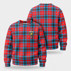 McTavish Modern Tartan Crest Sweater
