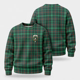Ross Hunting Modern Tartan Crest Sweater