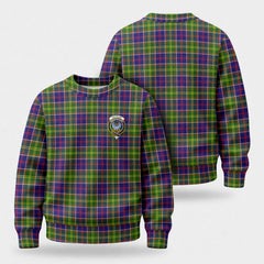 Whitelaw Tartan Crest Sweater