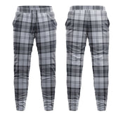 Douglas Grey Modern Tartan Sweatpants