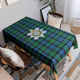 Black Watch Ancient Tartan Crest Tablecloth