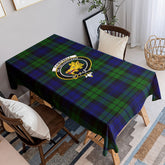 Campbell Modern Tartan Crest Tablecloth