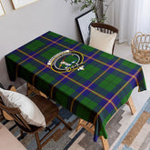 Carmichael Modern Tartan Crest Tablecloth