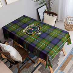 Fergusson Modern Tartan Crest Tablecloth