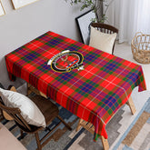 Fraser (of Lovat) Modern Tartan Crest Tablecloth